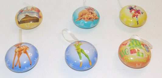 Hallmark Disney Count Down To Christmas Ornaments Lot Of 6