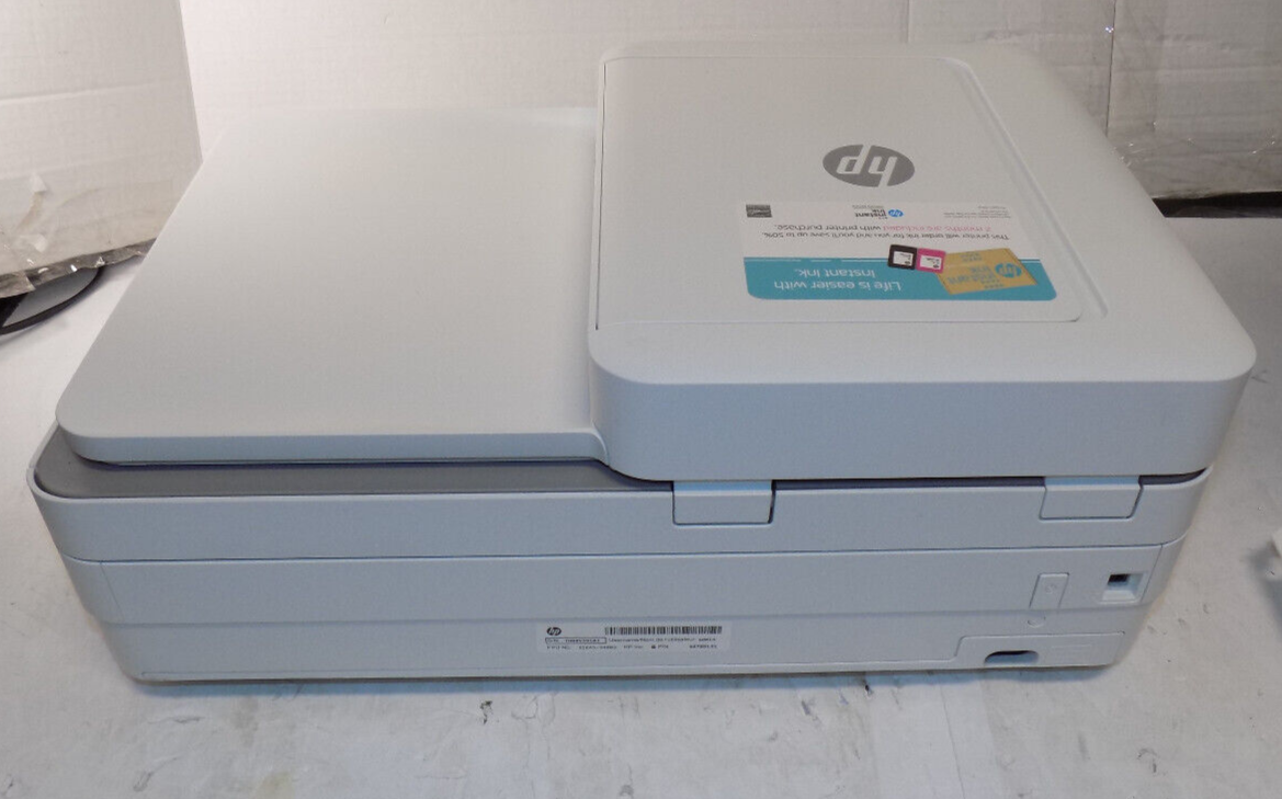 HP ENVY Pro 6455 All-in-One Color Inkjet Printer, Print, Scan, Copy, Fax TESTED