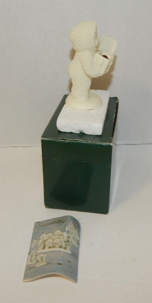 Snowbabies A Gift For You With Swarovski Crystal Birthstone July Ruby 1999