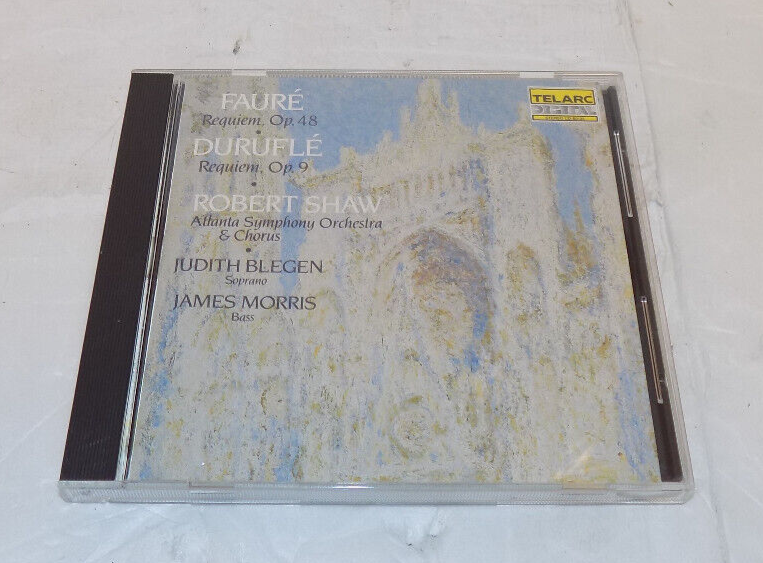 Faure Requiem Op. 48 Durufle Requiem Op. 9 Robert Shaw Atlanta Symphony 1987