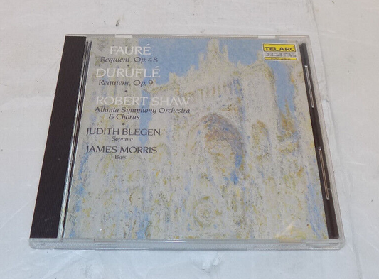 Faure Requiem Op. 48 Durufle Requiem Op. 9 Robert Shaw Atlanta Symphony 1987