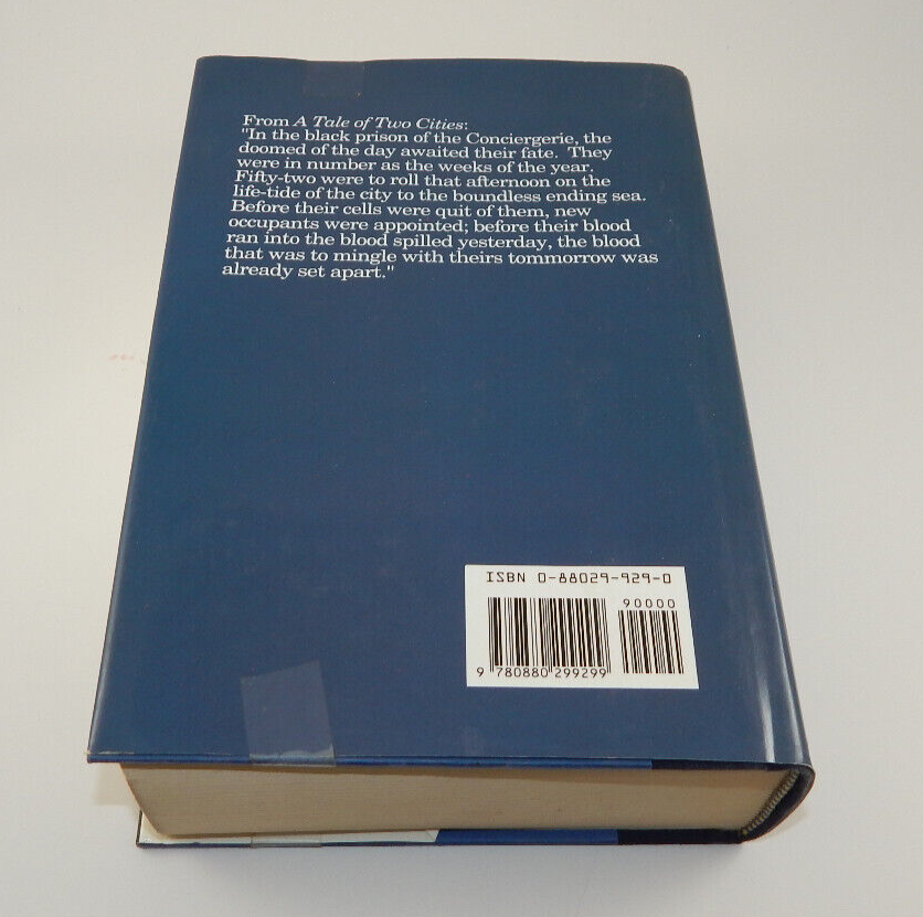 Charles Dickens Four Novels 1992 HC DJ Barnes Noble Edition