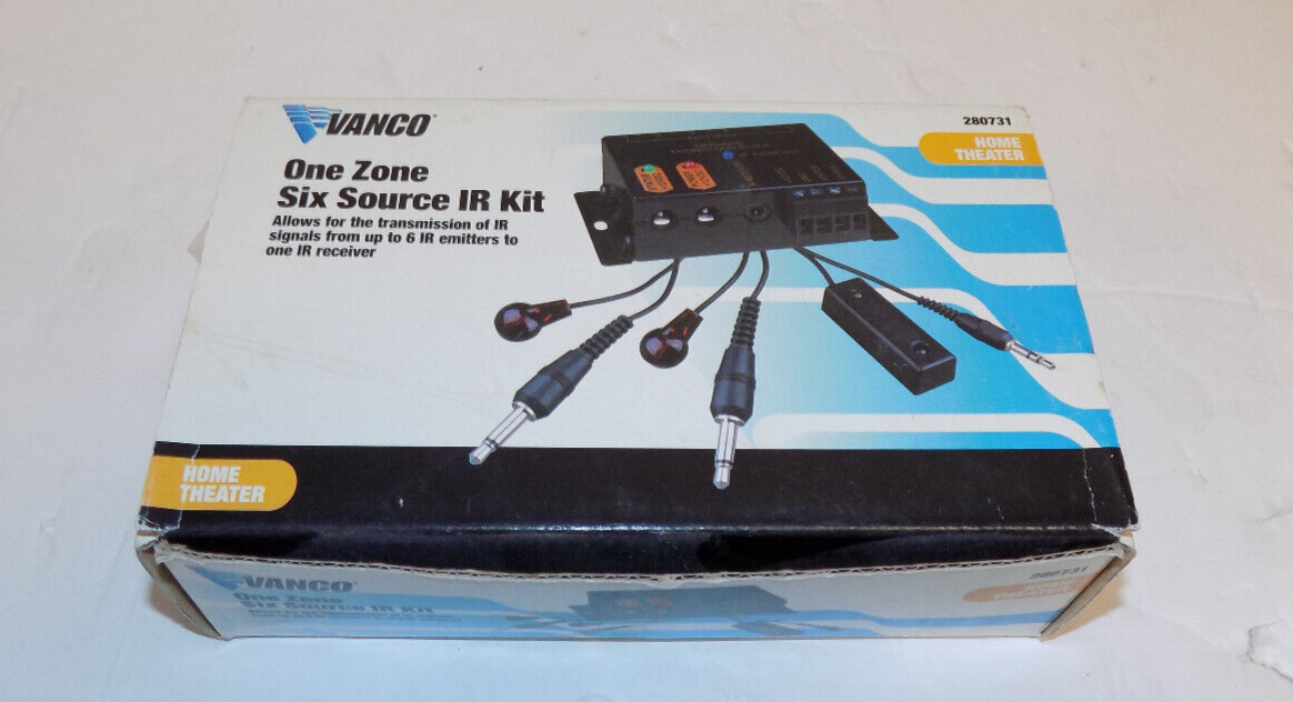 Vanco One Zone Six Source IR Home Theater System Kit 280731