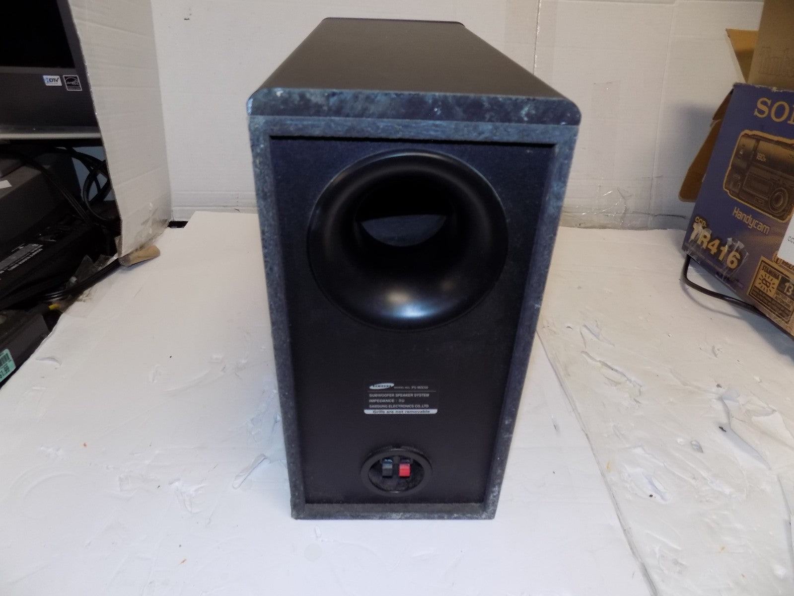 Samsung PS-WX50 Subwoofer Speaker 130 Watts Wired Black Tested