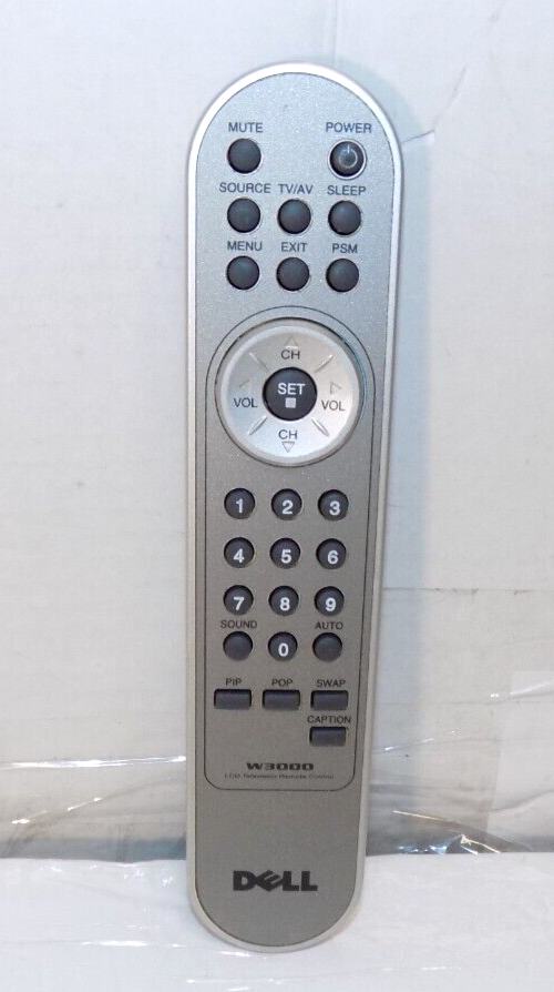 Dell W3000 LCD TV Remote Control IR Tested