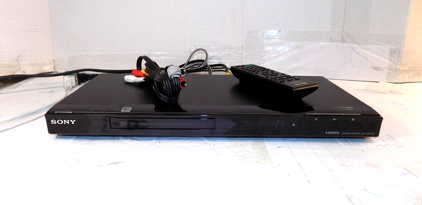 Sony DVP-NS710H Upscaling DVD Player HDMI Bravia Sync With Remote