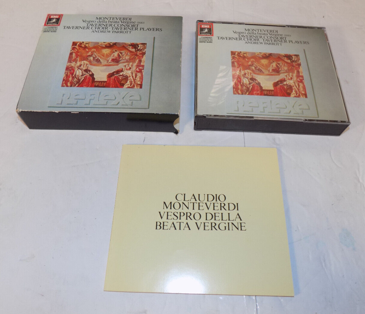 Monteverdi Taverner Consort Taverner Choir Andrew Parrott 2 CD Box Set