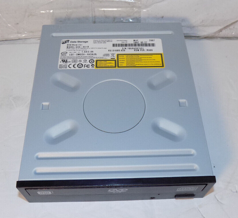 Hitachi-LG Computer Data Storage DVD Rewriter Model GSA-H41N 5V/12V