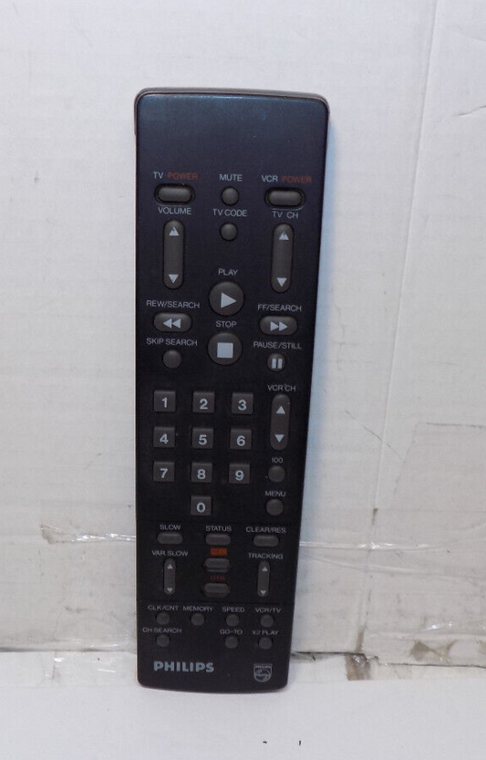 Philips VCR Remote Control Model K-PM2-445 IR Tested