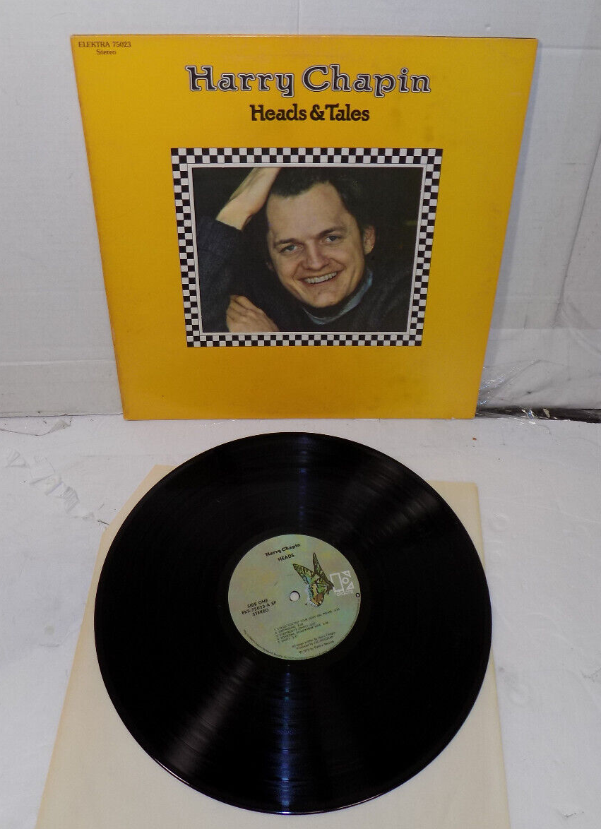 Harry Chapin Heads & Tales 1972 Rock LP Vinyl Record VG+ VG+