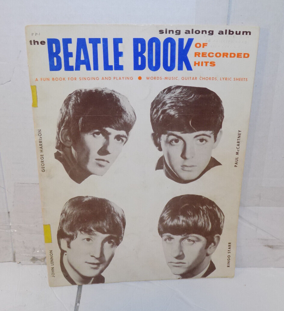The Beatles Book Of Recorded Hits Sing Along Album Sheet Music 1964