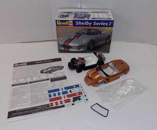 Revell 2000 Shelby Series 1 1:25 Scale Partially Built Model 85-2534