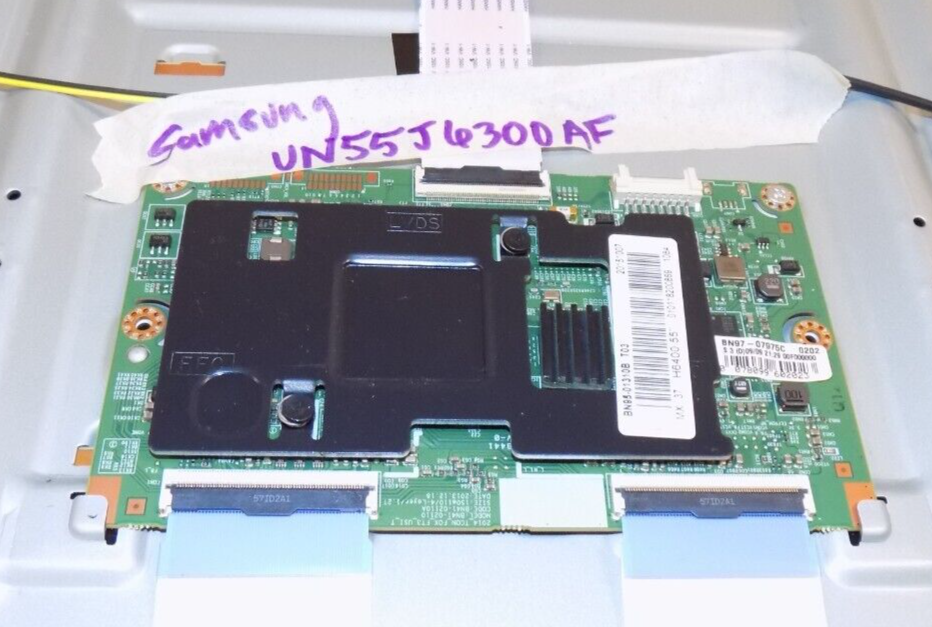Samsung UN55J6300AF T-Con Board with Mounting Screws
