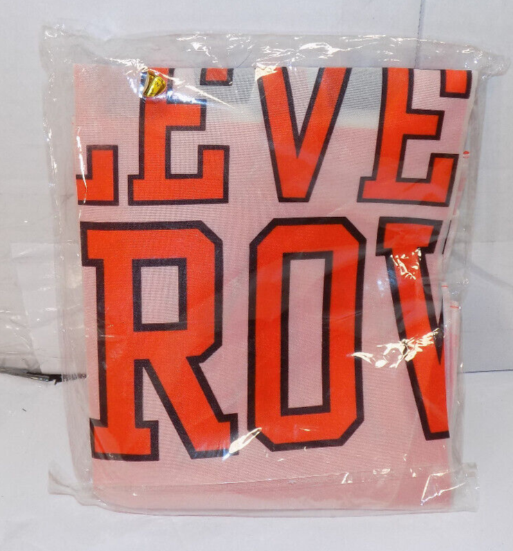 Cleveland Browns Flag Banner AT&T Football NFL 2 sided 24" x 36" New In Package