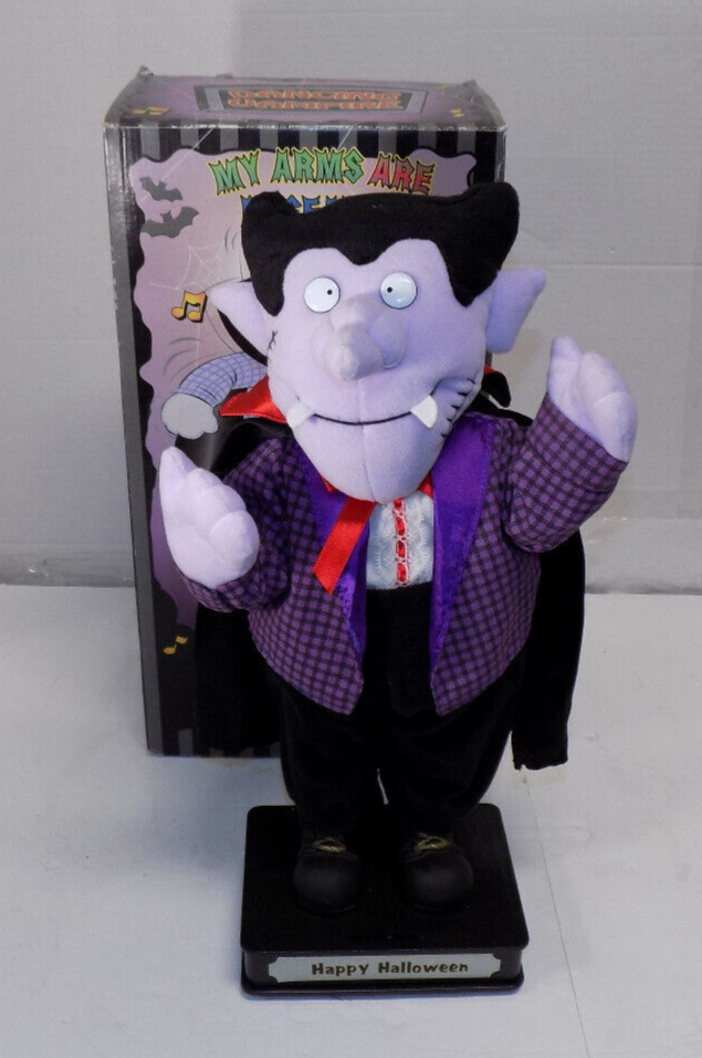 TLToys Animated 15 Inch Singing Dancing Vampire Happy Halloween Sound Activated