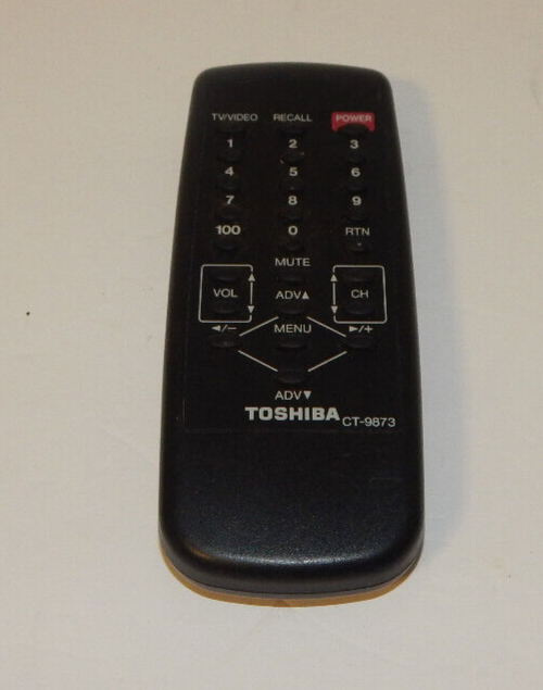 Toshiba CT-9873 TV Remote Control IR Tested