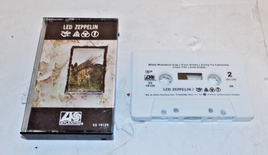 LED ZEPPELIN IV Zoso 4 Symbols Cassette Tape