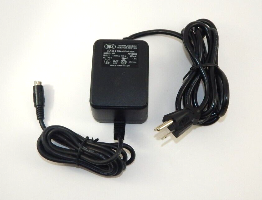 APX AP3217M 120V Verifone 250 Credit Card Printer Power Adapter