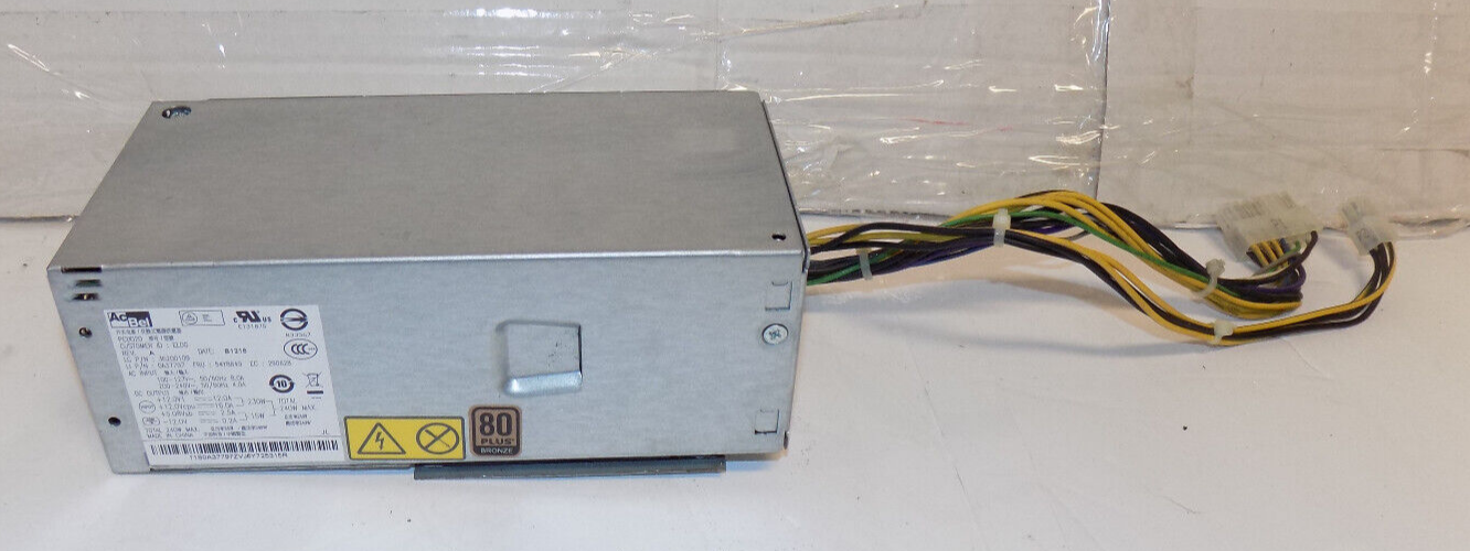 AcBel PCB020 36200109 Desktop Power Supply 240W 80 Plus Bronze