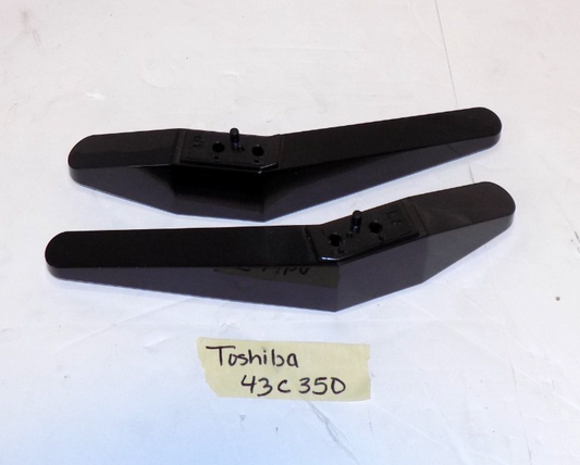 Toshiba 43C350LU 43" TV Stand Legs No Screws