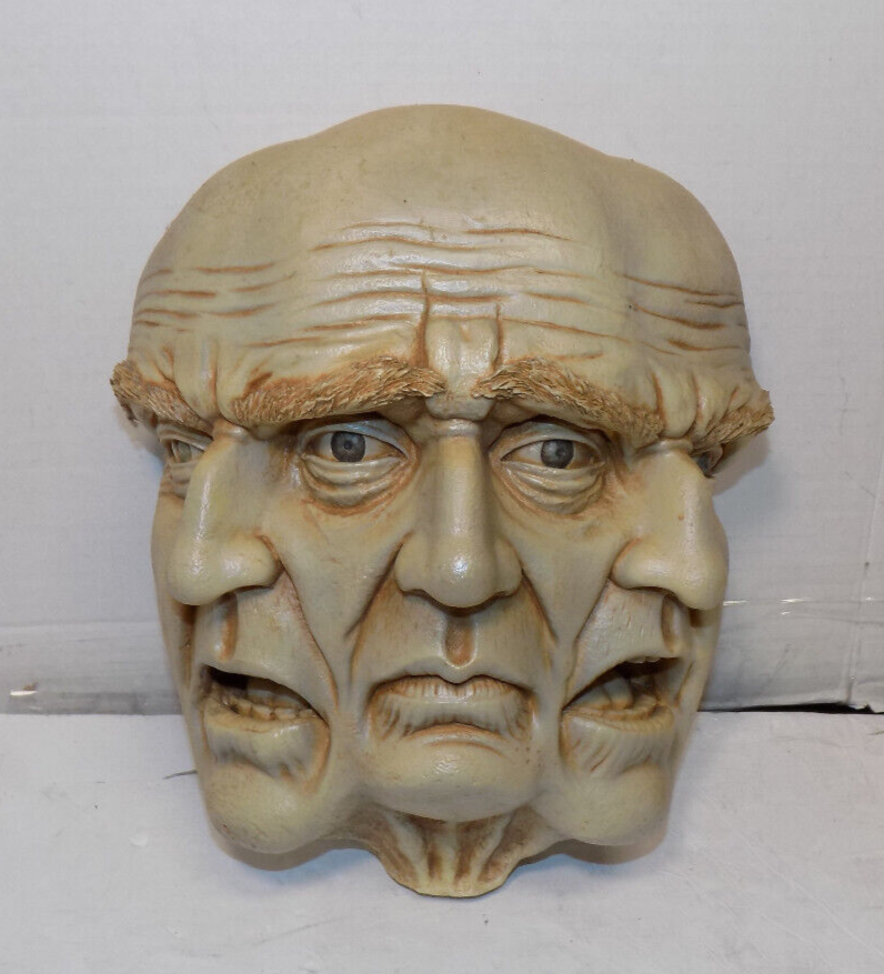 Toscano Faces Of A Nightmare Gothic Wall Sculpture Old Man