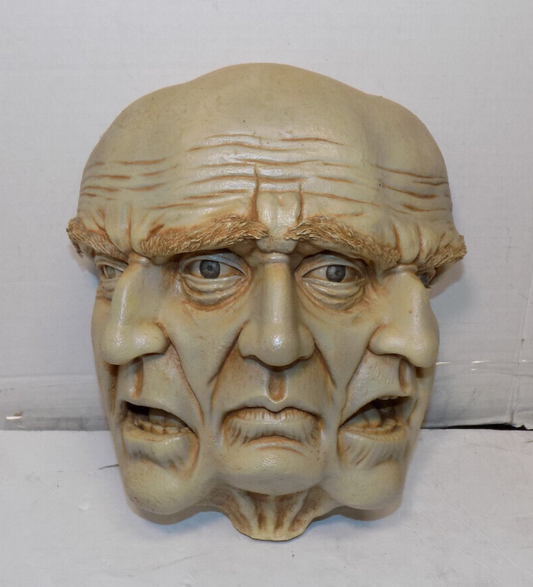 Toscano Faces Of A Nightmare Gothic Wall Sculpture Old Man