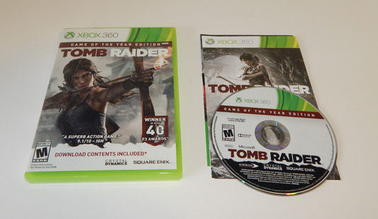 XBOX 360 Tomb Raider Game Of The Year Edition Video Game NTSC