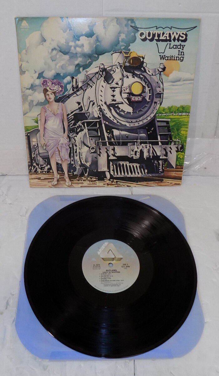 OUTLAWS Lady In Waiting Vinyl Lp Record AB4070 Gatefold Arista Records 1976 VG