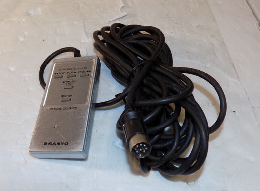 Vintage Sanyo Remote Control 410054880 For VCR Untested