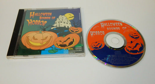 Halloween Sounds Of Horror Sound Effects CD 45 Minutes 1996 Viredex 