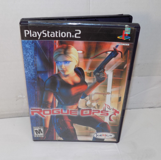PS2 Game Rogue Ops Sony PlayStation 2, 2003 Complete with Manual Excellent