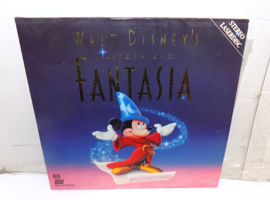 Walt Disney's Masterpiece Fantasia Laserdisc LD Dolby Sound