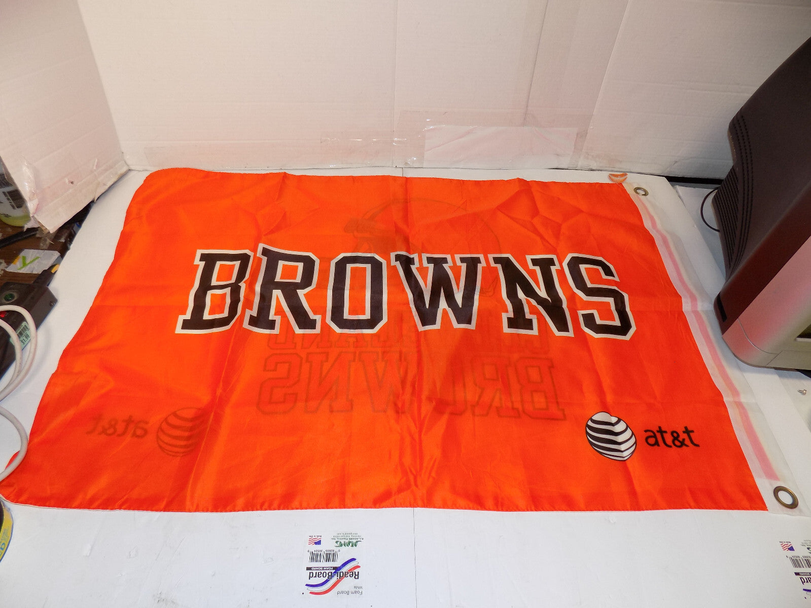 Cleveland Browns Flag Banner AT&T Football NFL 2 sided 24" x 36" New In Package