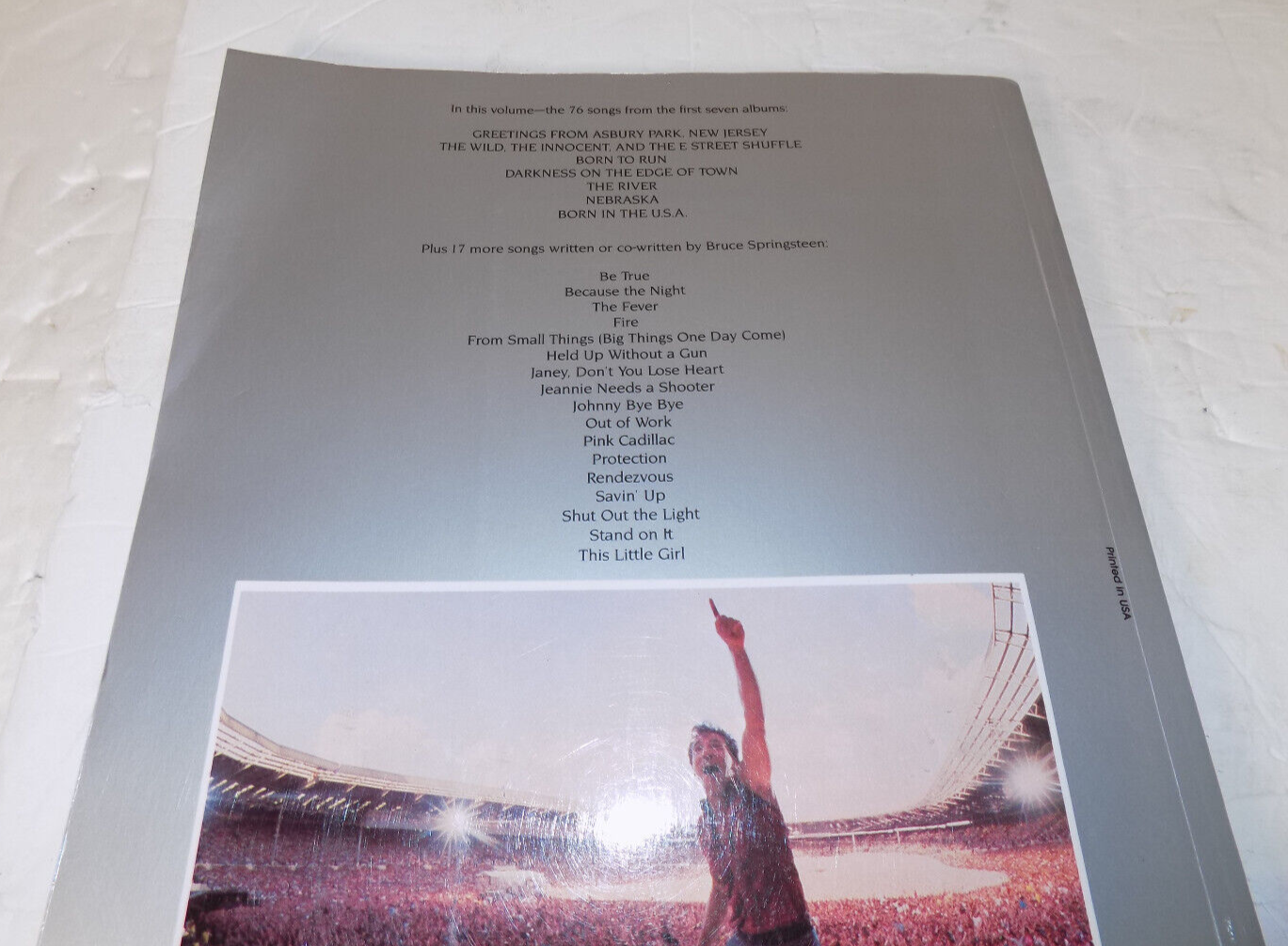 Bruce Springsteen Complete Songbook Guitar 1986