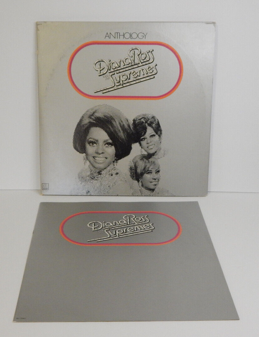 Diana Ross and the Supremes Anthology 3 Vinyl Record LP Set with Booklet VG+