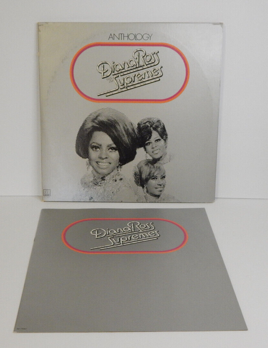 Diana Ross and the Supremes Anthology 3 Vinyl Record LP Set with Booklet VG+