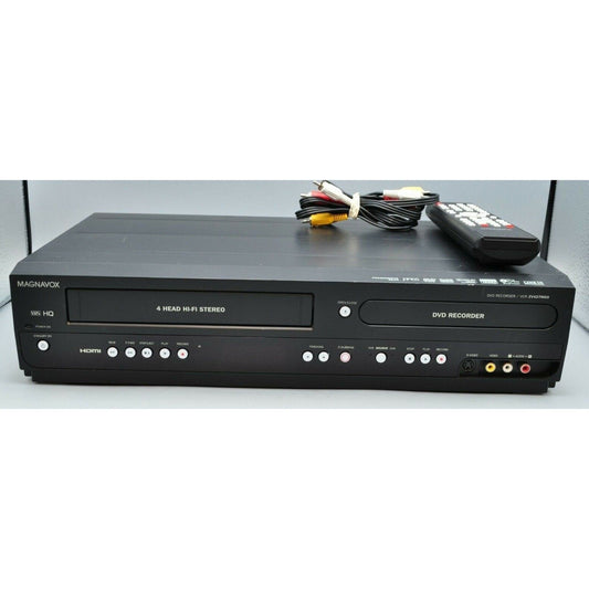 Magnavox ZV427MG9 DVD Recorder VCR Combo 1 Button VHS Dubbing to Dvd with Remote