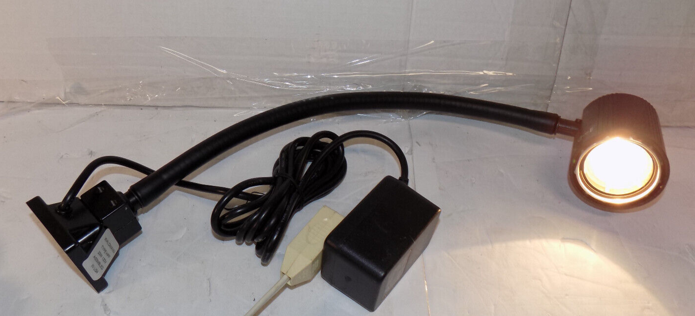 Waldmann HPF 20W 120V Industrial Halogen Work Light Gooseneck