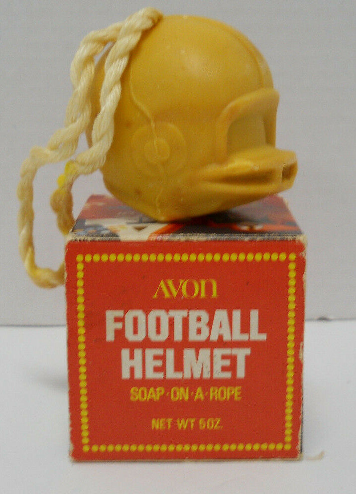 Avon Football Helmet Soap on a Rope 5 oz Bar