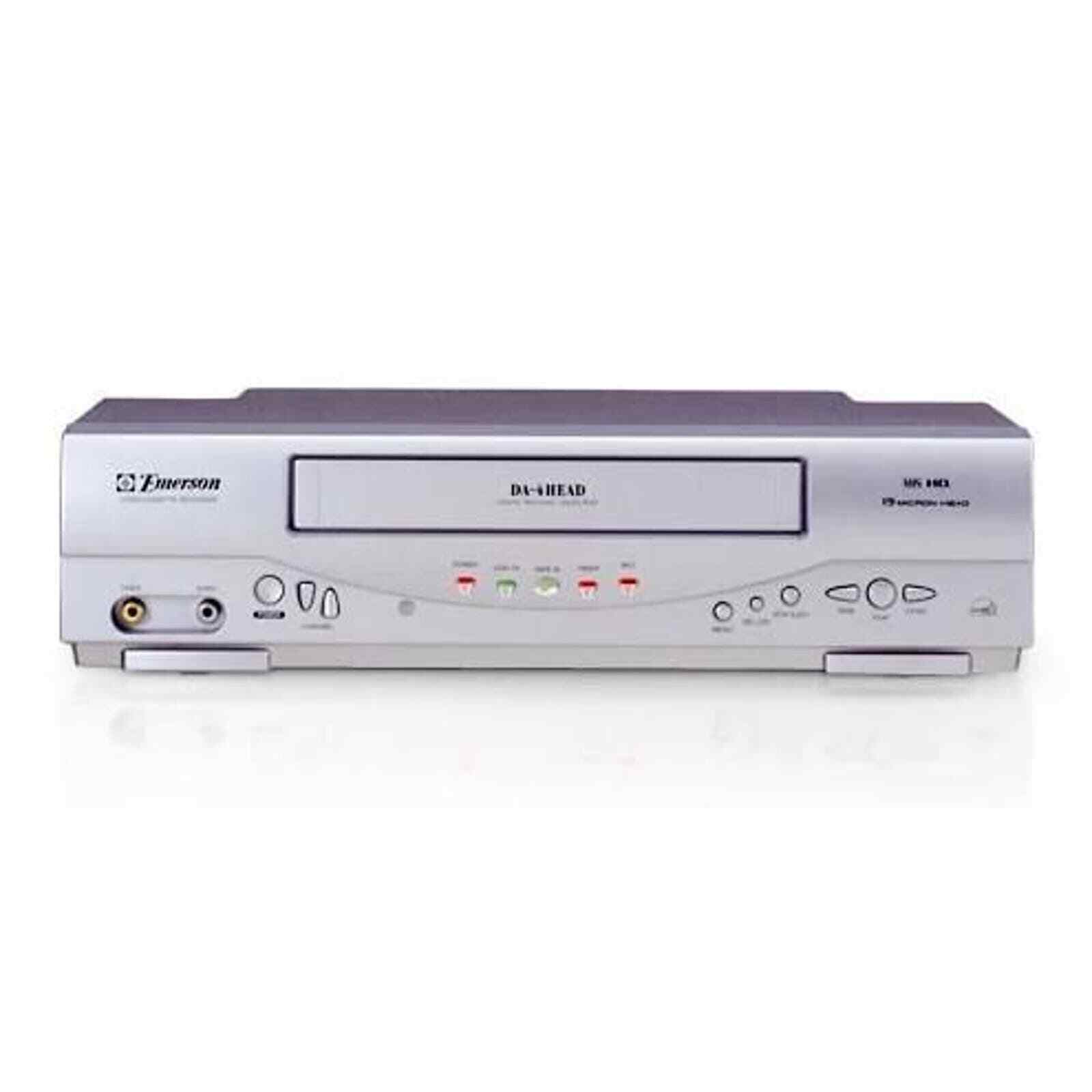 New VCR Emerson EWV404 Mono VCR Vhs Player HDMI Adapter Included