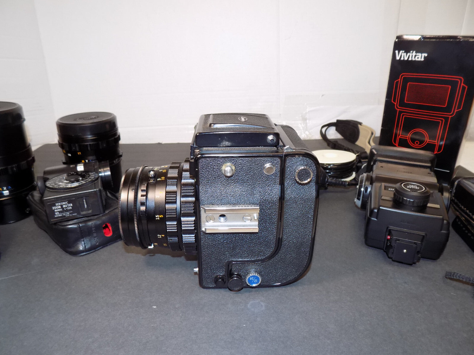 Kowa Super 66 Kowa Six 120 Film SLR Cameras w/ Lenses Bag and Accessories