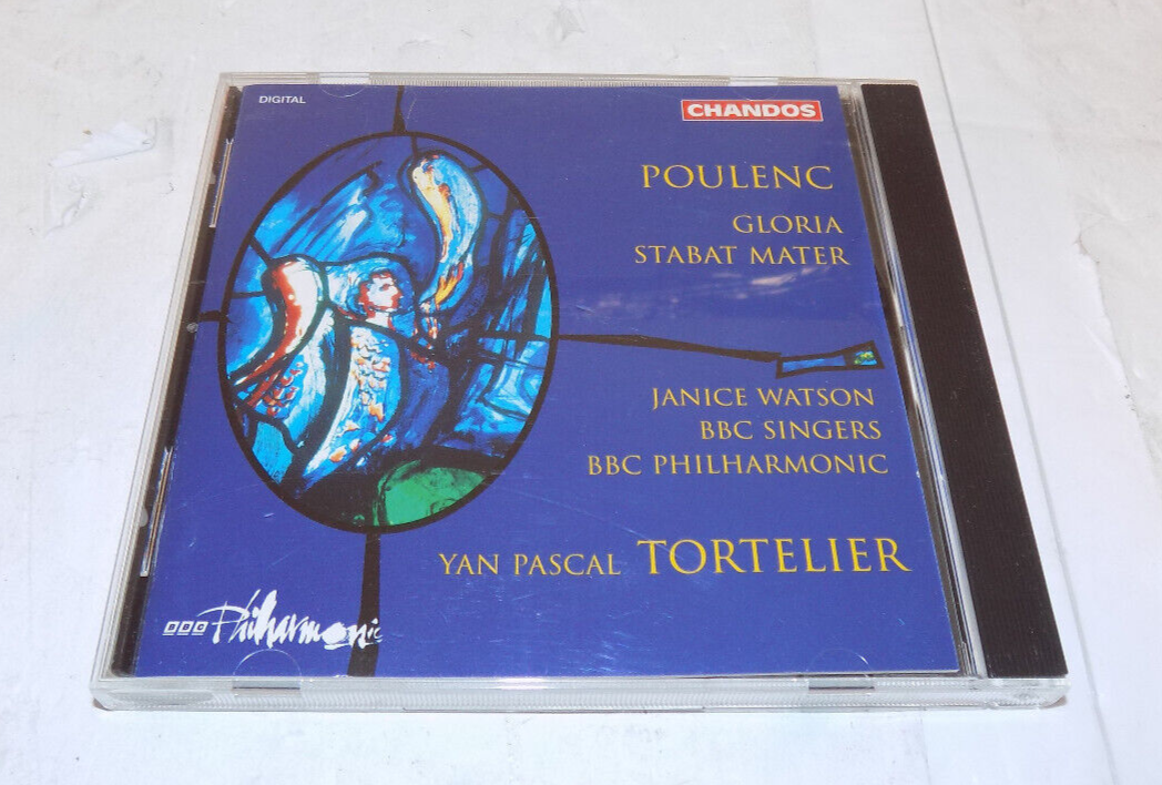 Poulenc/ Gloria/ Stabat Mater CD BBC Philharmonic Chandos 1995 CHAN 9341