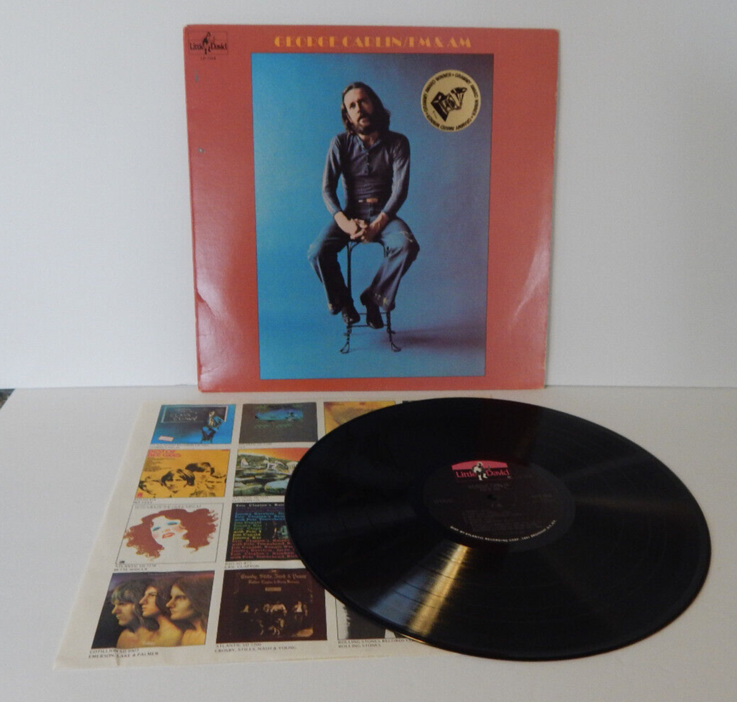 George Carlin FM & AM Vinyl LP Record 1972 VG+
