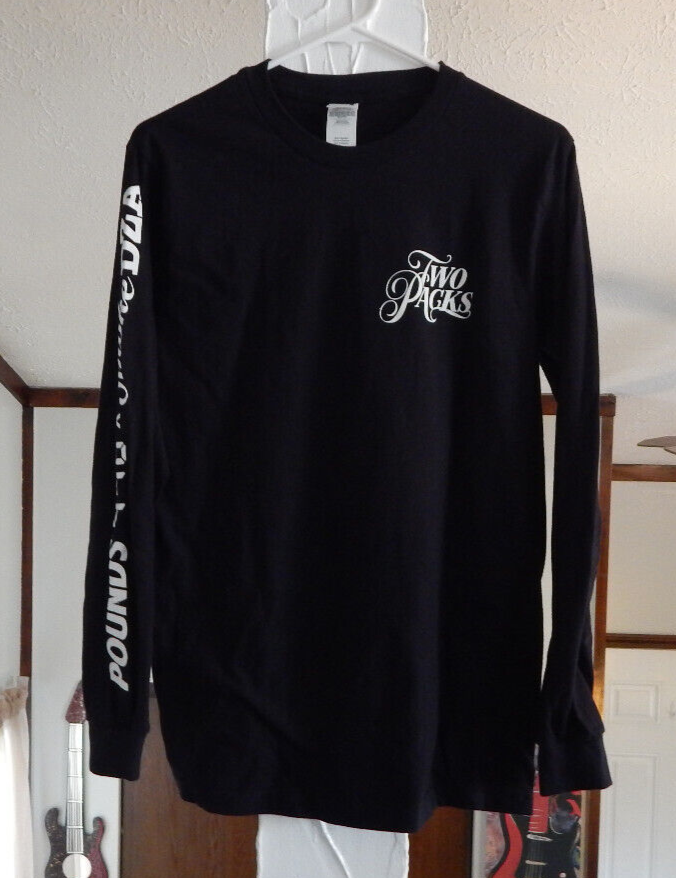 Two Packs Pounds 448 X Smoke DZA Long Sleeve Shirt Size Small Gildan Hammer