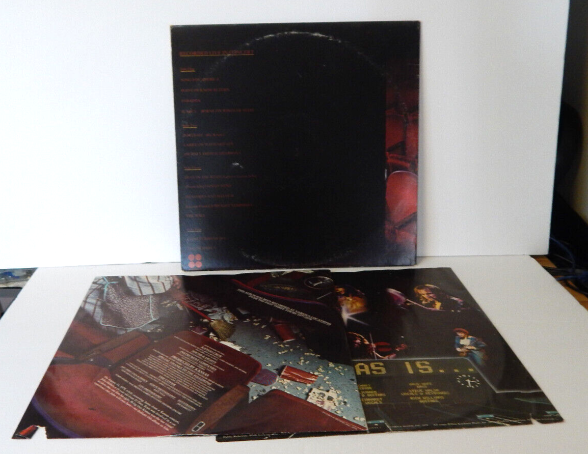 Kansas Two For The Show Live 2 Vinyl Record LP G+