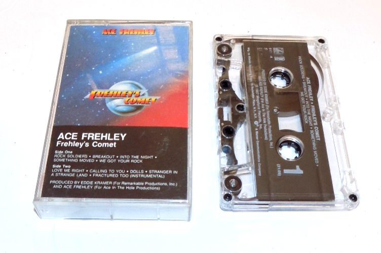 Ace Frehley Frehley's Comet Cassette Tape 1987 Atlantic Records
