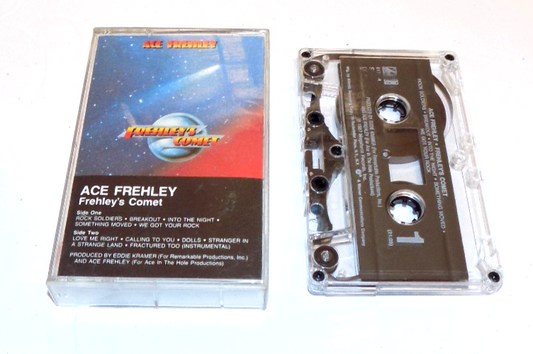 Ace Frehley Frehley's Comet Cassette Tape 1987 Atlantic Records
