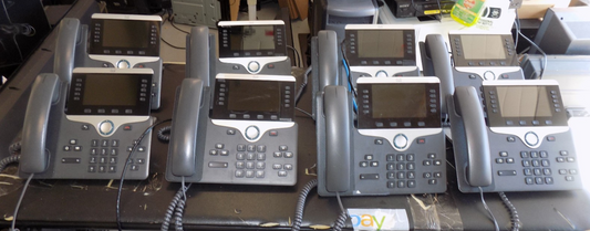 Lot of 8 Cisco IP Phones CP-8841