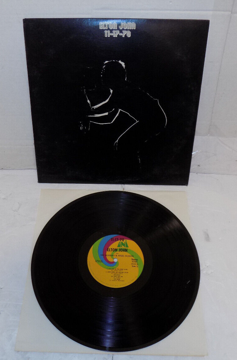 Elton John 11-17-70 Vinyl LP Record UNI 1971 MCA VG+