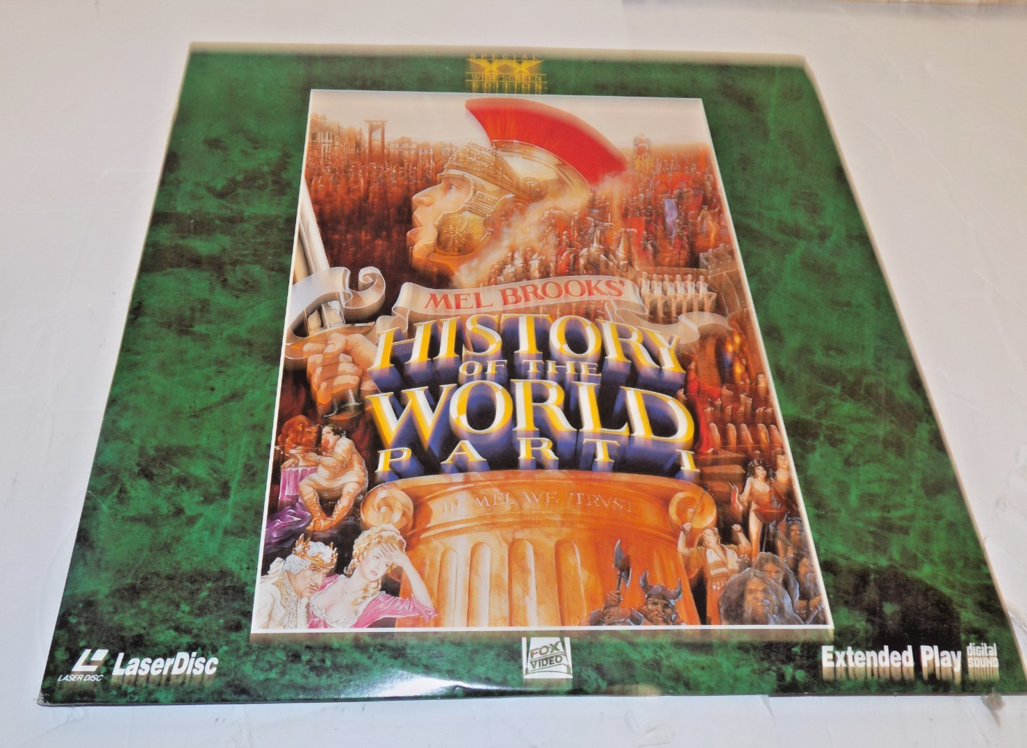 Mel Brooks History of the World Part I Laserdisc LD Widescreen 1981 Fox Video